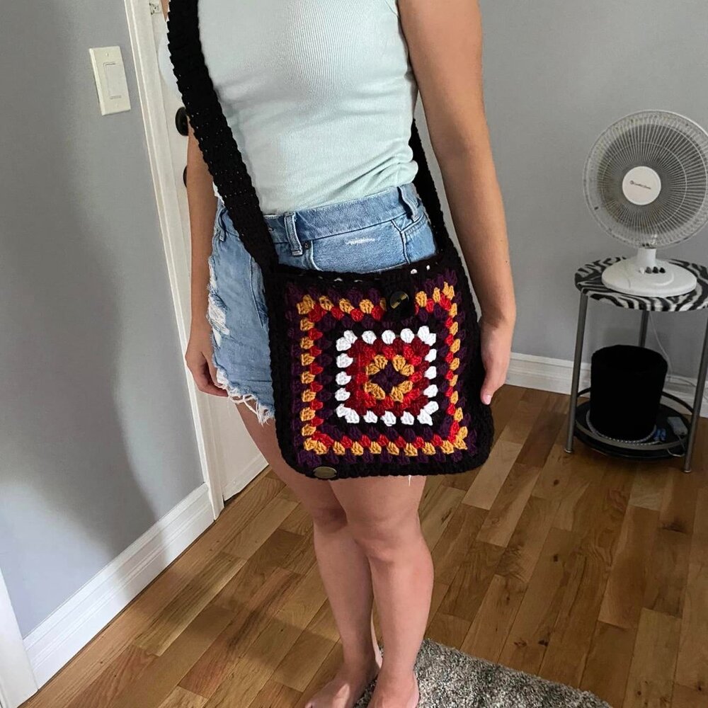 HANDMADE CROCHET BAG NWT!